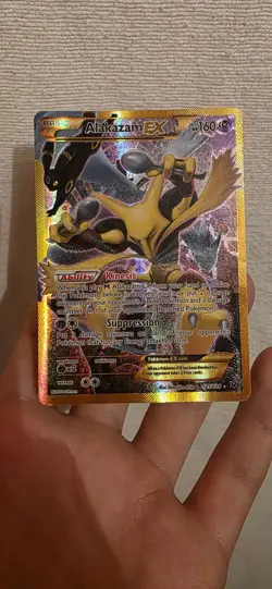 Pokemon TCG Alakazam EX Holo Full Art Ultra Rare 2016, 125/124 Card - Image 2