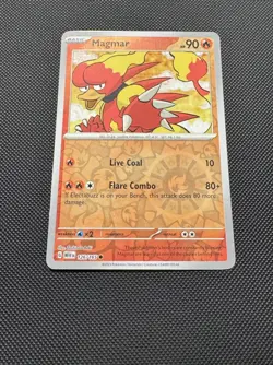 Pokemon TCG Magmar 126/165 Sv: Scarlet & Violet 151 Reverse Holofoil Near Mint - Image 2