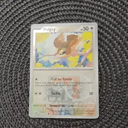 PIDGEY 016/165 - POKEMON CARD PLAY! LEAGUE STAMP PROMO REVERSE HOLO Pokemon TCG - Image 1