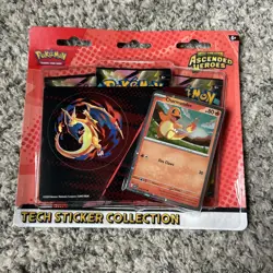 NEW Pokemon Ascended Heroes Tech Sticker Collection Charmander & Ghastly Sealed - Image 2