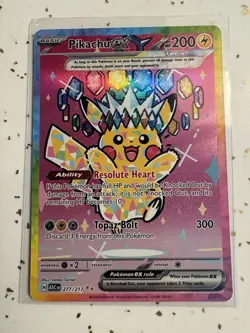 Pokemon TCG Pikachu ex 277/217 Ascended Heroes Special Illustration Rare NM - Image 2