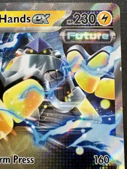 Pokemon TCG: 2025 Iron Hands Ex 070/182- DOUBLE RARE HOLO-Paradox Rift - Image 2