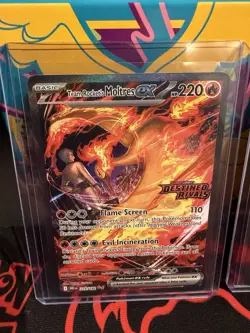 Pokemon TCG Team Rocket's Moltres ex Destined Rivals Stamped UPC Promo Set of 3 - Image 1