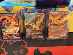 Pokemon TCG Team Rocket's Moltres ex Destined Rivals Stamped UPC Promo Set of 3 - Image 2