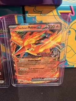 Pokemon TCG Team Rocket's Moltres ex Destined Rivals Stamped UPC Promo Set of 3 - Image 4