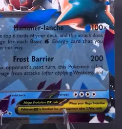 Mega Abomasnow ex 036/132 ME01 Mega Evolution Pokemon TCG Double Rare NM Holo - Image 3