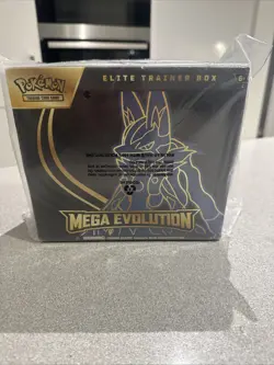 Pokemon TCG Mega Evolutions Lucario Elite Trainer Box Sealed ETB - Image 1