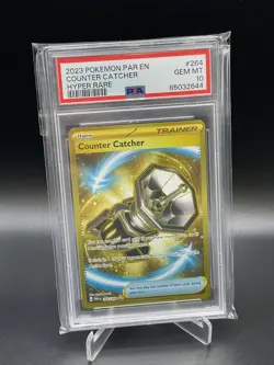 2023 Pokemon Paradox Rift PART EN - Hyper Rare Counter Catcher 264/172 PSA 10 - Image 1