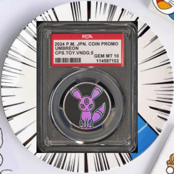 [Uncle87] PSA 10 Pokemon Japanese Coin Promo Umbreon Capsule Toy Vending Machine - Image 1