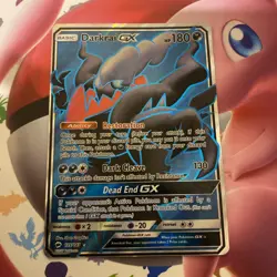 Pokemon TCG Darkrai GX MINT Burning Shadows 139/147 Holo Full Art Ultra Rare - Image 1