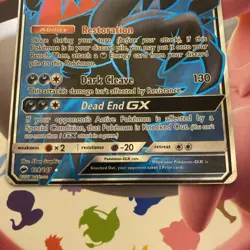 Pokemon TCG Darkrai GX MINT Burning Shadows 139/147 Holo Full Art Ultra Rare - Image 2