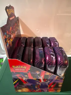 Pokemon TCG Mega Evolution Heroes Mini Tin x10 with display Tins - Image 3