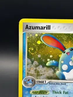 2005 Azumarill 114/113 Holo Swirl Pokemon Delta Species Secret Rare LP Vintage - Image 2