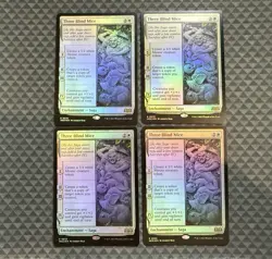 (x4) MTG Three Blind Mice #0035 Foil Rare Wilds of Eldraine (WOE) - Image 1