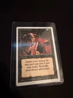 Demonic Tutor Revised Edition (Excellent) - Image 1