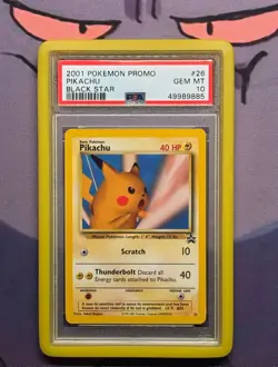 2001 Black Star Promo #26 - Pikachu Snap Pokemon League - PSA 10 (Low pop 360) - Image 1