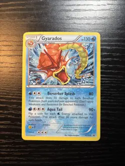 Shiny Gyarados XY109 Cosmos Holo Pokemon Black Star Promo LP/MP - Image 2
