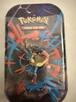 Pokemon TCG: Mega Heroes Mini Tin – Mega Lucario Artwork (Factory Sealed) - Image 1