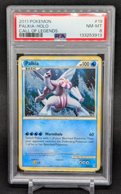 Palkia Holo 19/95 PSA 8 2011 Pokemon Call of Legends - Image 1