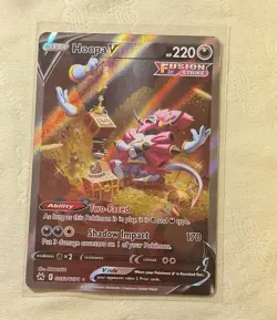 Pokemon TCG Hoopa V Full Art GG53/GG70 Crown Zenith Holo NM - Image 1