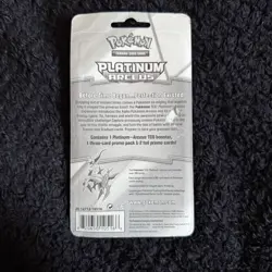 Pokemon TCG Platinum Arceus Blister Pack w Booster Pack + Sample Pack+POP Promos - Image 2