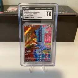 Pokemon Deerling 073/071 Sv5m Cyber Judge 2024 Graded TCG Japanese CGC 10 - Image 1