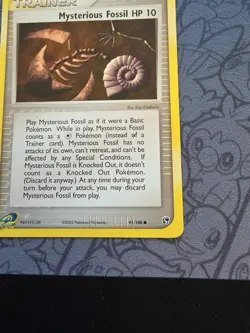 Pokemon: Mysterious Fossil #91/100 Sandstorm 2003 Non-holo Vintage - LP - T197 - Image 5