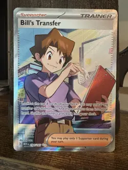 Pokemon Bill's Transfer SIR 194/165 Scarlet & Violet 151 Ultra Rare Holo English - Image 1