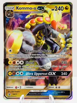 Pokemon Kommo-o GX SM71 Sun & Moon BLACK STAR PROMO - Image 2