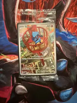 Pokemon Riolu Black Star 010 Mega Evolutions ETB Promo - SEALED PACK - - Image 1