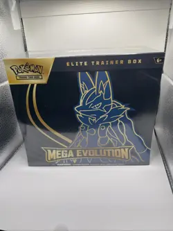 Pokemon Mega Evolution Elite Trainer Box Lucario ETB - New/Factory Sealed - Image 1