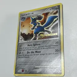 Lucario 53/127 Prerelease stamp Platinum Pokemon LP 2009 - Image 3