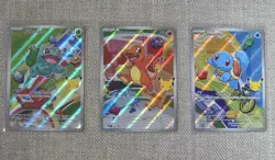 Pokemon 30th Series 1 First Partner Set Charmander 38 Squirtle 39 Bulbasaur 40 - Image 1