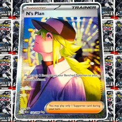 Pokemon N's Plan 170/086 Special Illustration Rare Full Art Trainer Black Bolt - Image 1