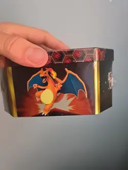 Pokemon Hidden Fates Tin Charizard GX 5 BOOSTER PACKS - Image 3
