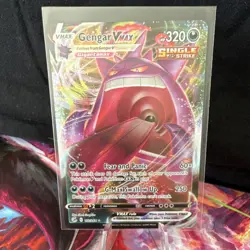 Pokemon Gengar VMAX 157/264 Swsh08: Fusion Strike Ultra Rare Holo - Image 1