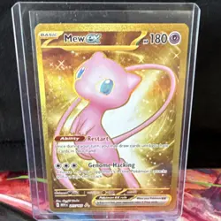 Pokemon TCG Mew Ex Ultra Rare 193/165 Scarlet & Violet 151 Holo 180HP - Image 1
