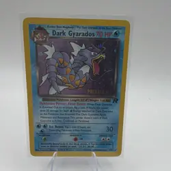 Pokemon Dark Gyarados 8/82 Wotc Promo Prerelease Holo 70 HP Ice Beam - Image 1
