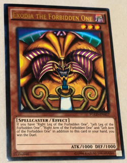 Yu-Gi-Oh Exodia the Forbidden One Complete 5 Card Set YGLD-ENA17-21 Ultra Rare - Image 2