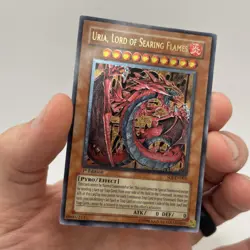 Uria, Lord of Searing Flames (UTR) SOI-EN001 1st Ultimate Rare - Image 2