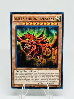 2016 Yu-Gi-Oh Slifer the Sky Dragon LDK2-ENS01 Ultra Rare Limited Ed - Image 1