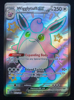 Wigglytuff ex 222 / 091 - Paldean Fates PAF - Scarlet & Violet - Pokemon NM/LP - Image 1