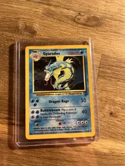 Pokemon TCG Gyarados Base Set 2 7/130 Holo Unlimited Holo Rare - Image 1