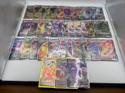 Pokemon TCG ALL VMAX Card Lot of 35 English/Japanese Mew/Rayquaza + - Image 1