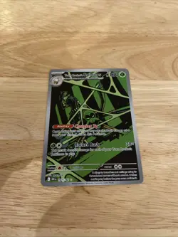 Pokemon TCG Team Rockets Spidops Illustration Rare Card 187/182 Destined Rivals - Image 2