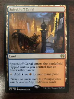 Spirebluff Canal LP Kaladesh MTG FREE SHIPPING - Image 1