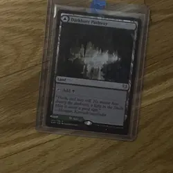 MTG Darkbore Pathway/Slitherbore Pathway Kaldheim Regular Rare - NM - Image 1