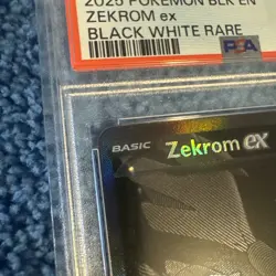 2025 POKEMON BLK EN-BLACK BOLT BLACK WHITE RARE #172 ZEKROM EX PSA 10, US SELLER - Image 5