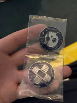 Pokemon TCG Ultra Premium Collection C22 Metal Coins BRAND NEW SET OF 2 - Image 2