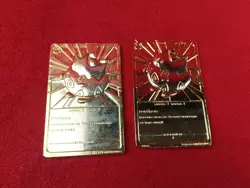 Pokemon Togepi 23K Gold Plated Card Nintendo 1999 Burger King Lot Of 2 - Image 4